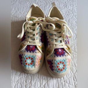 Dirty Laundry Multicolor Crochet Sneakers